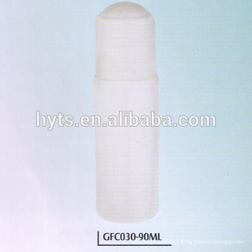 Rouleau en plastique de 90ml sur la bouteille vide deodorant